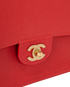 Classic Medium Double Flap, &pound;3,500, Handbags, Red, Caviar, Other view